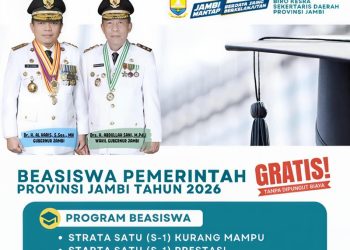 Kabar Gembira Mahasiswa Jambi! Beasiswa Pemprov 2026 Segera Dibuka, Cek Jadwal dan Syaratnya Sebelum Terlambat
