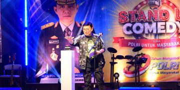 Pecah Tawa di Hari Bhayangkara! Onoy dari Tanjab Barat Sabet Juara, Lomba Stand Up Comedy Polda Jambi Diserbu Penonton